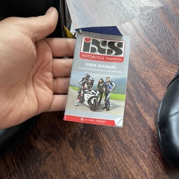IXS LEA II Leather Motorcycle Riding Boots Waterproof soltoTEX Black NWT size 9 - Picture 8 of 13